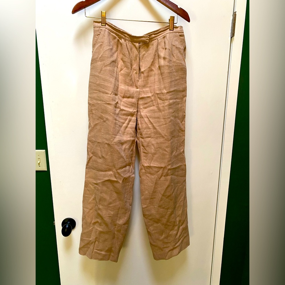 Handmade vintage linen trousers